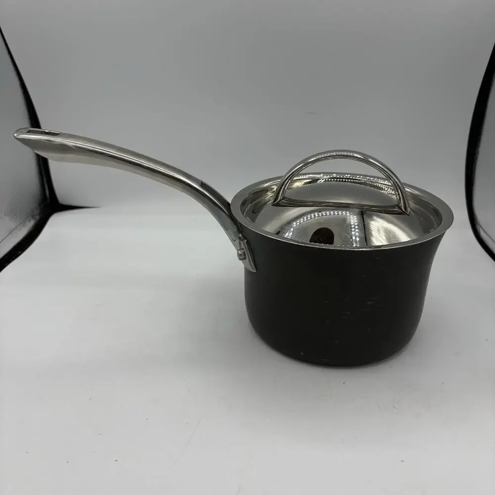 Kirkland Signature 2 Qt Covered Saucepan Non-Stick with Lid READ